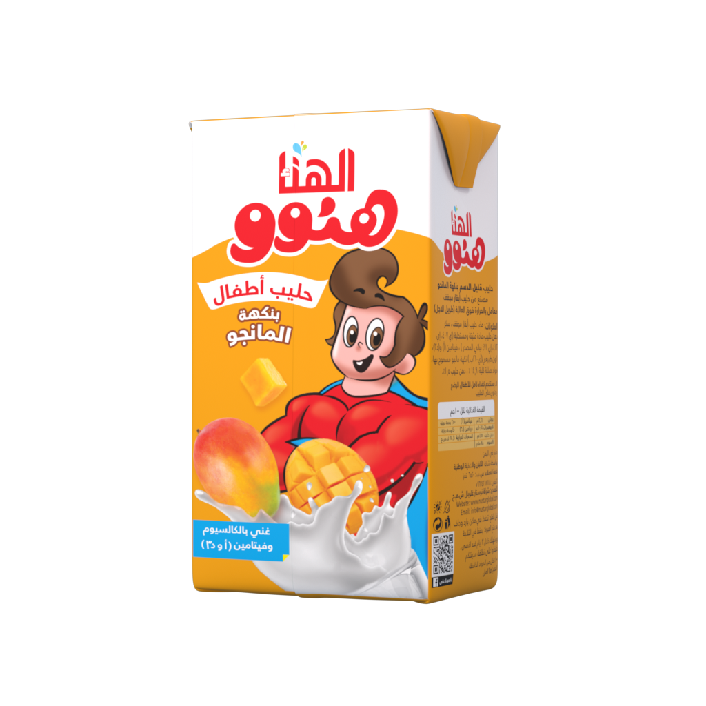حليب هنوو بنكهة المانجو